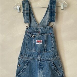 Vintage 90's Ikeda made in Canada Denim Carpenter Overalls size XS